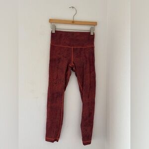lululemon athletica Red Leggings